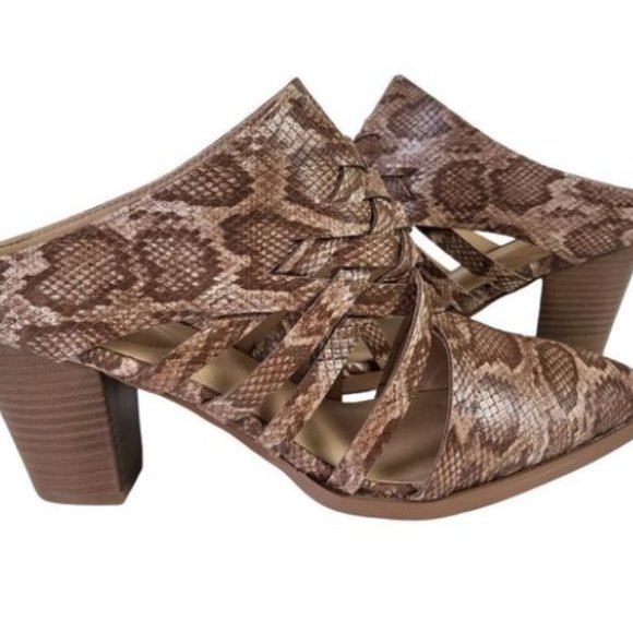 Comfort Est 1946 Snake Print Mules ★ ️️😎 💯 - Picture 5 of 6
